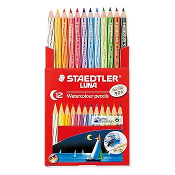 STAEDTLER LUNA 水彩色鉛筆 24色セット 楽天市場】【メール便可 2個まで】ステッドラー STAEDTLER